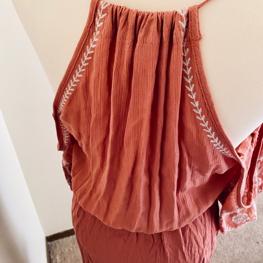 Coco + Jaimeson Cold Shoulder Faux Wrap Midi Dress - image 3